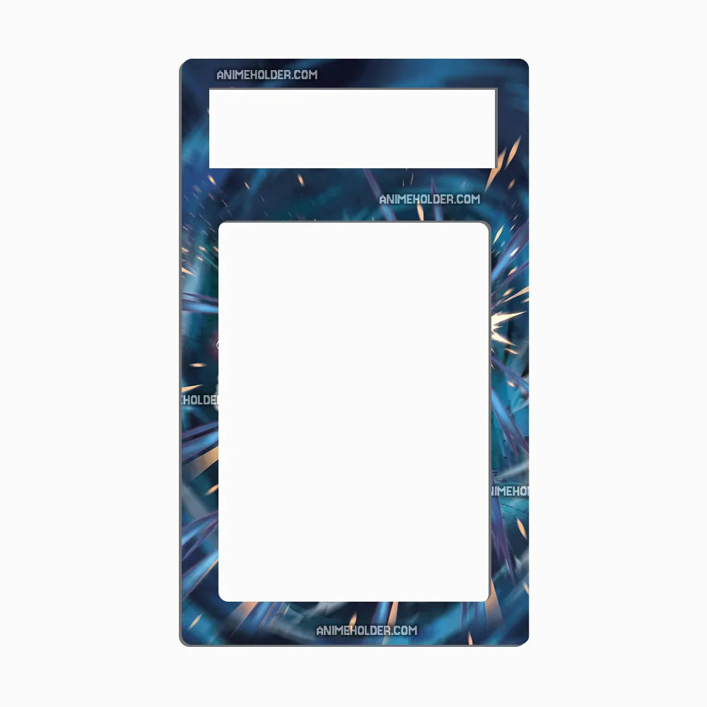 Morpeko ex 055-084 Paldia Evolved Pokemon Cards Extended Art Display Cases - PSA Metal Art Only - Front View