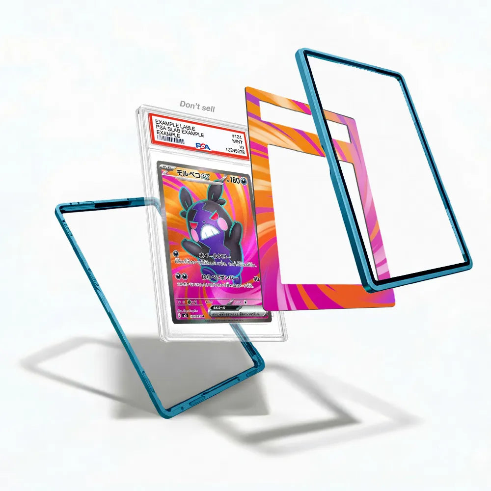 Morpeko ex 100-081 SR M5 Extended Art Display Cases - PSA Slab Case - Detail View