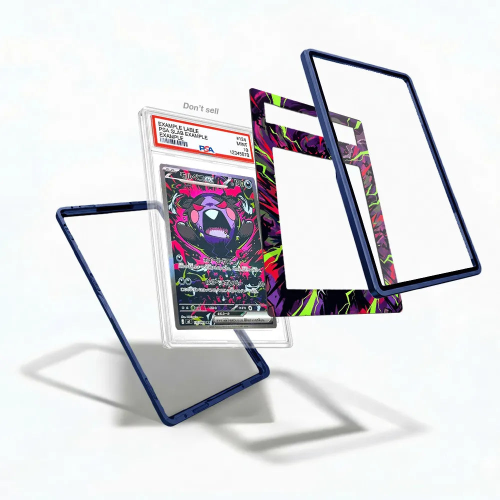 Morpeko ex 115-081 SAR M5 Extended Art Display Cases - PSA Slab Case - Detail View