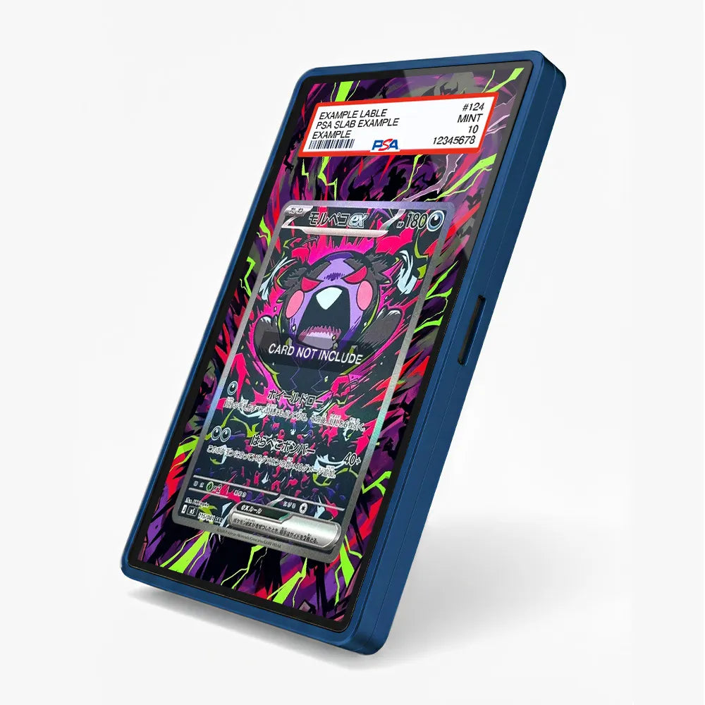 Morpeko ex 115-081 SAR M5 Extended Art Display Cases - PSA Slab Case - Side View