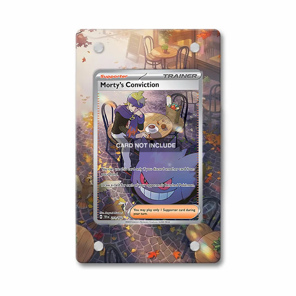 Morty's Conviction 211-162 Extended Art Display Cases - PSA Slab Case - Front View