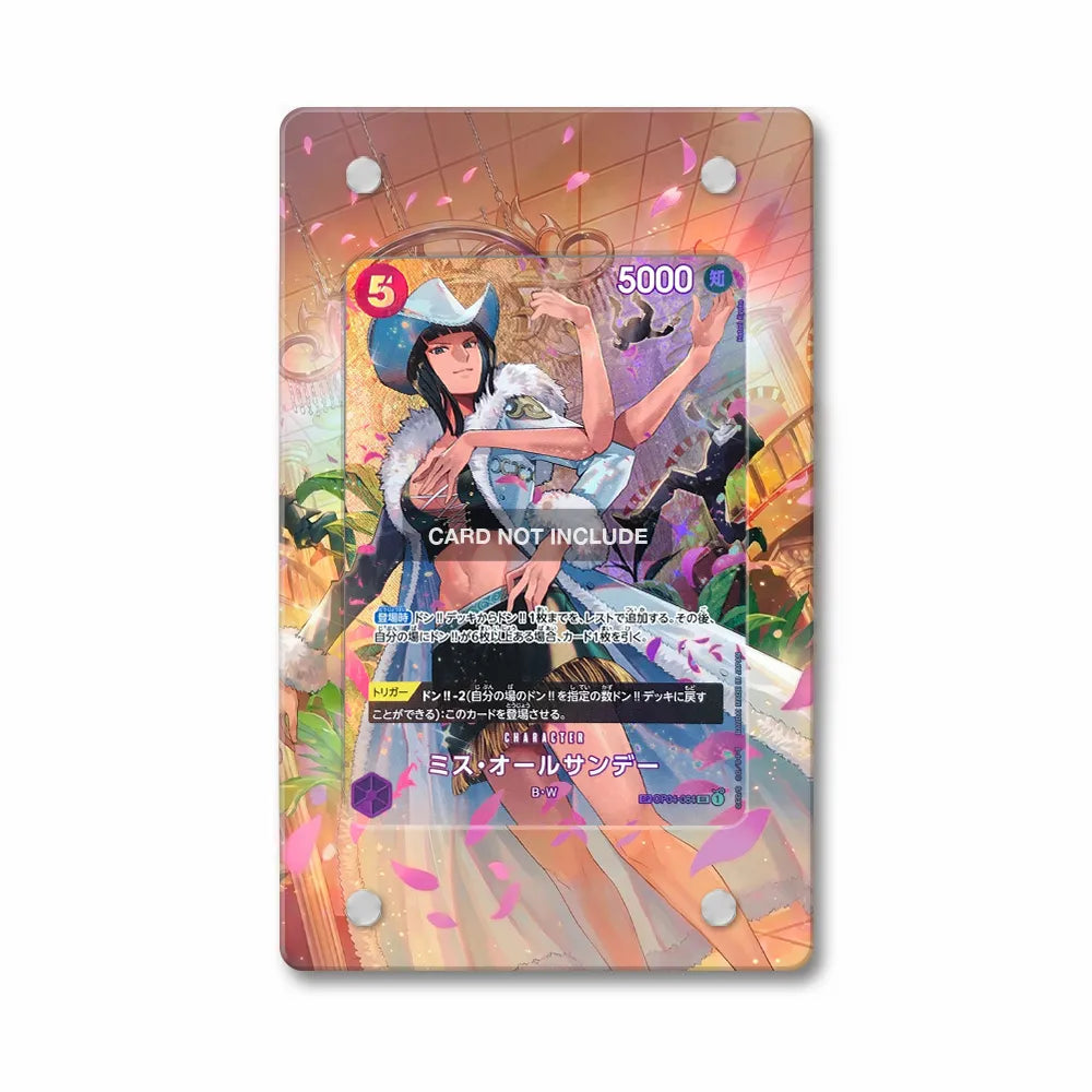 Ms. All Sunday OP04-064 SR SP Kingdoms of Intrigue One Piece Extended Art Display Cases - PSA Slab Case - Front View