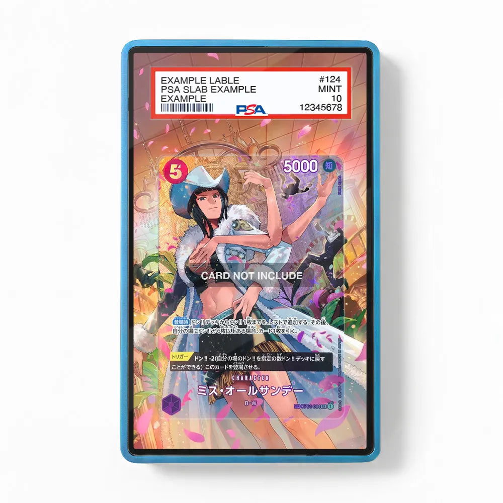 Ms. All Sunday OP04-064 SR SP Kingdoms of Intrigue One Piece Extended Art Display Cases - PSA Slab Case - Front View