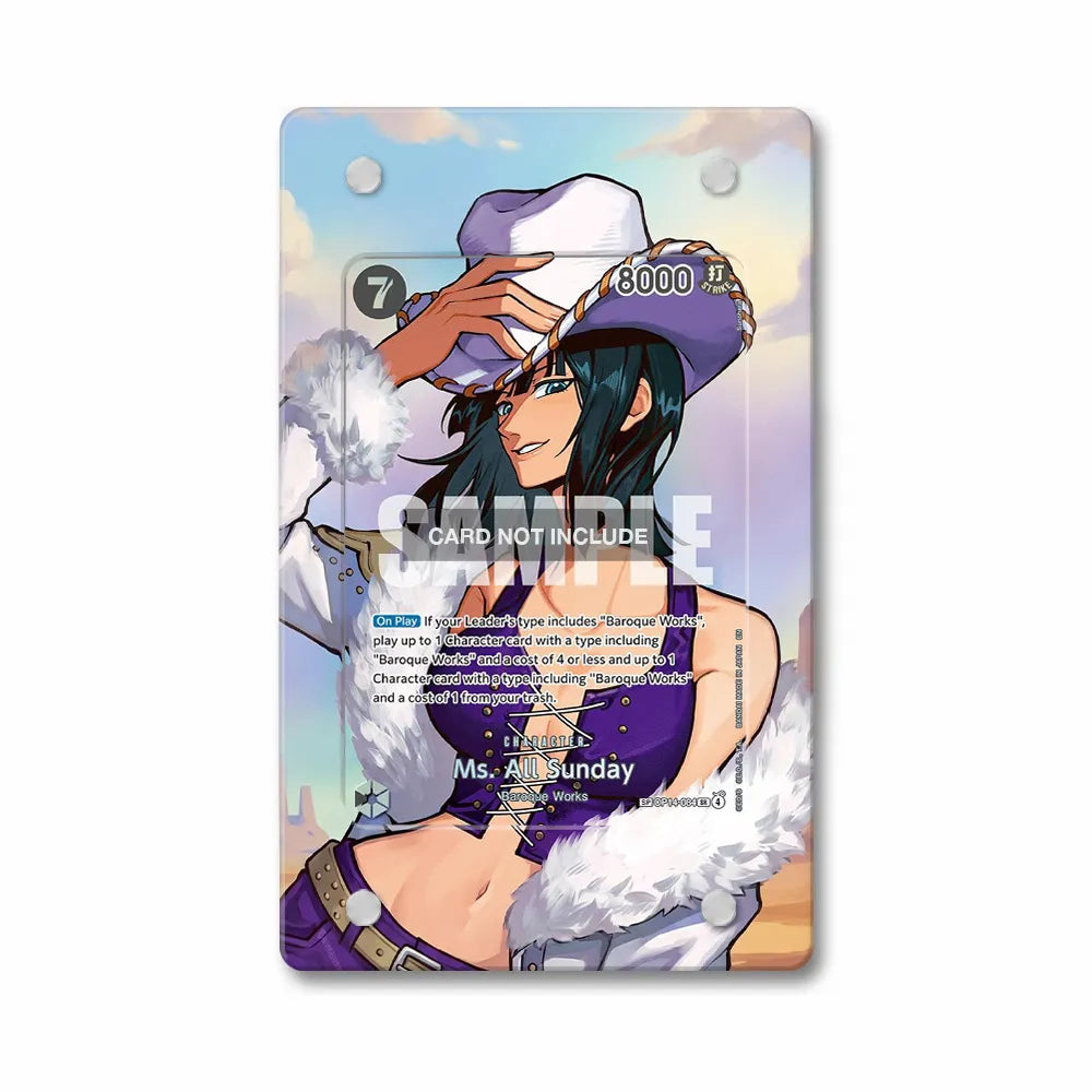 Ms. All Sunday OP14-084 SR Extended Art Display Cases - Magnetic Case - Front View