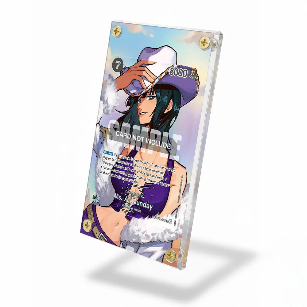Ms. All Sunday OP14-084 SR Extended Art Display Cases - Screws Case - Side View