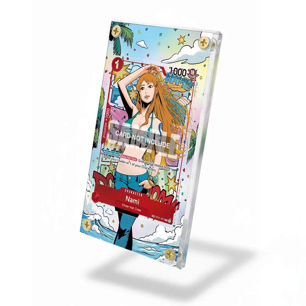 Nami 012 Straw Hat Crew Extended Art Display Cases - Screws Case - Side View