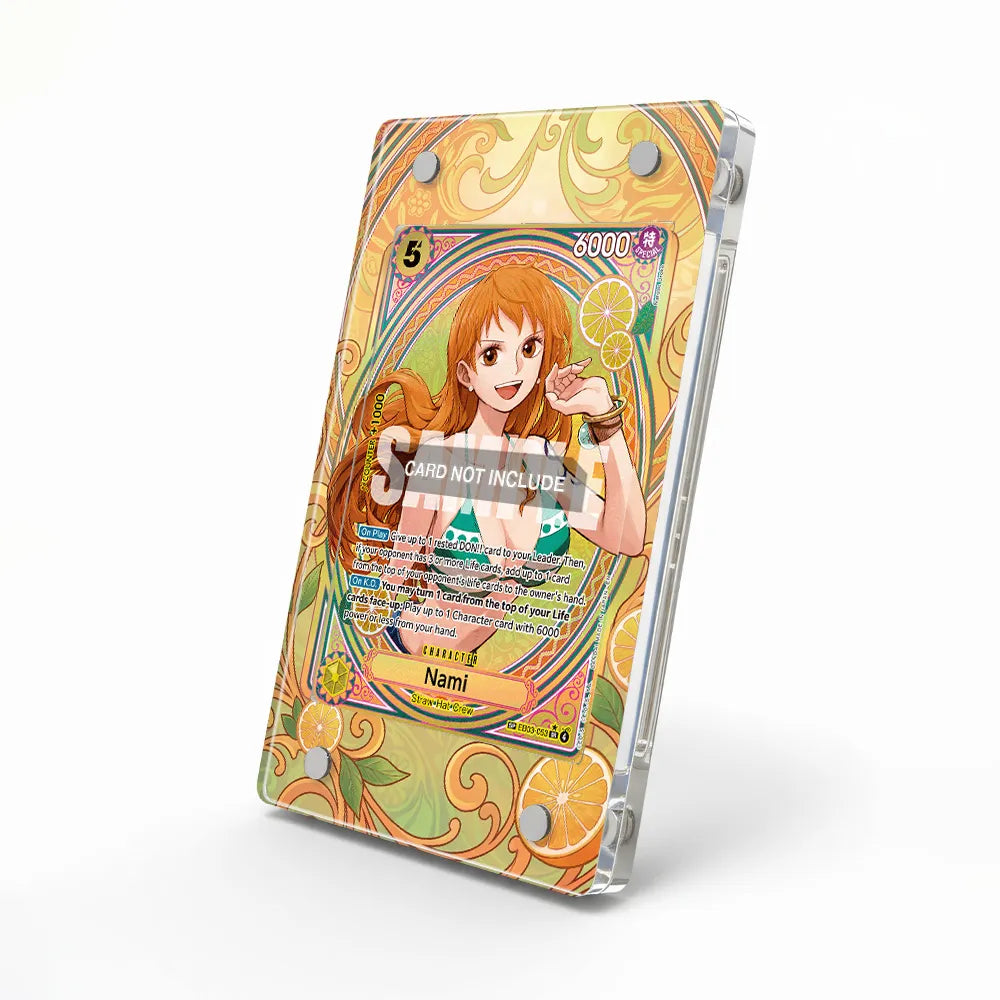 Nami EB03-053 SP Special Rare EB03-Heroines Edition Extended Art Display Cases - Magnetic Case - Side View