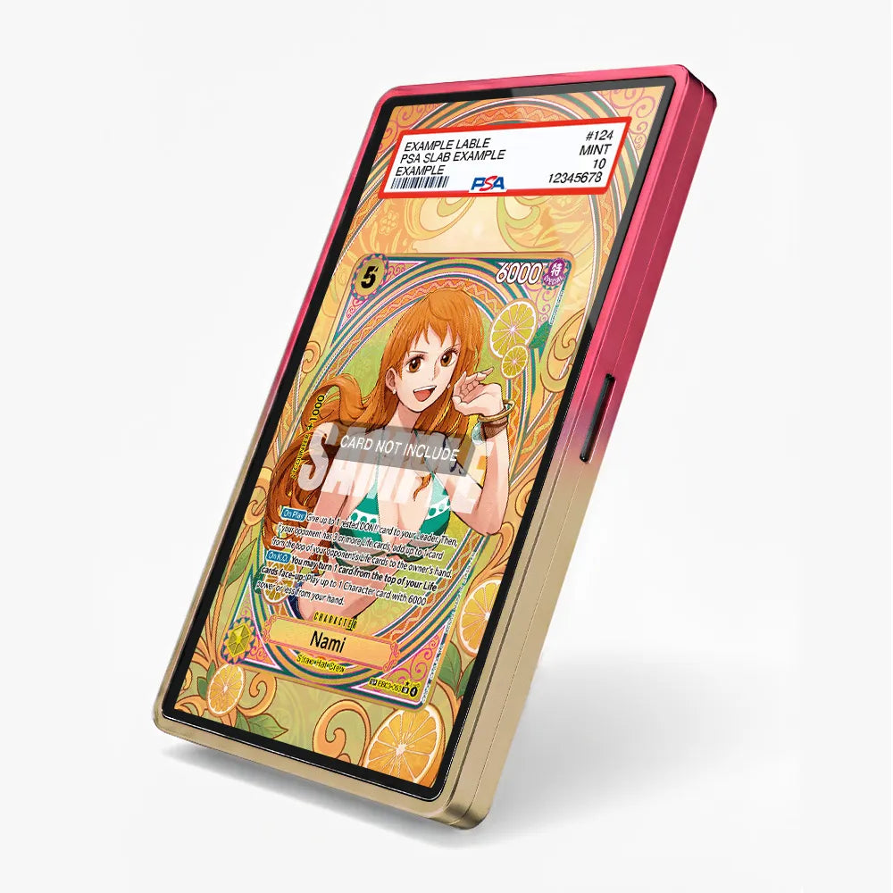 Nami EB03-053 SP Special Rare EB03-Heroines Edition Extended Art Display Cases - PSA Slab Case - Side View