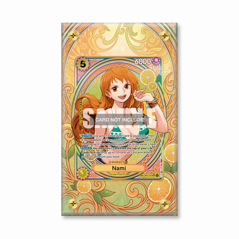 Nami EB03-053 SP Special Rare EB03-Heroines Edition Extended Art Display Cases - Screws Case - Front View