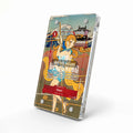 Nami OP01-016 Romance Dawn One Piece Cards Custom Art Display Cases - Magnetic Case - Side View