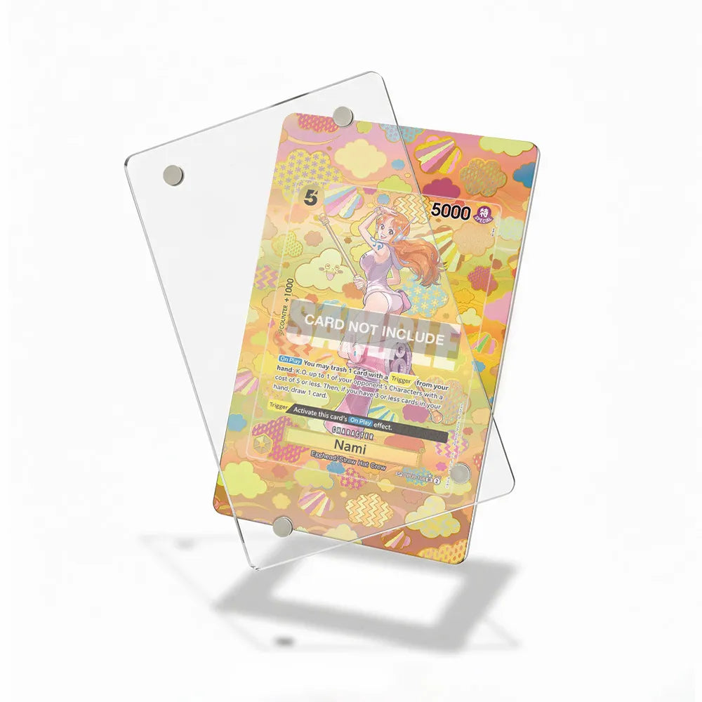 Nami OP08-106 SP OP09-Emperors In The New World Extended Art Display Cases - Magnetic Case - Detail View