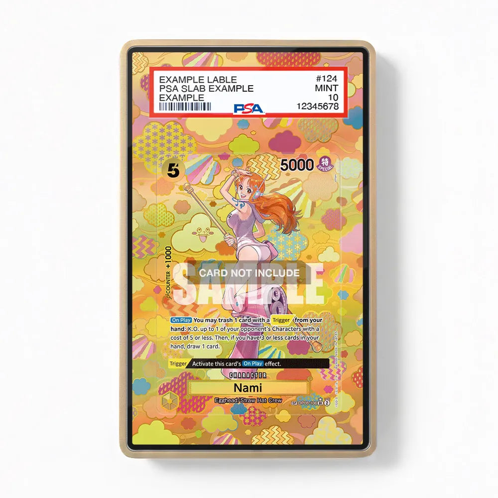 Nami OP08-106 SP OP09-Emperors In The New World Extended Art Display Cases - PSA Slab Case - Front View