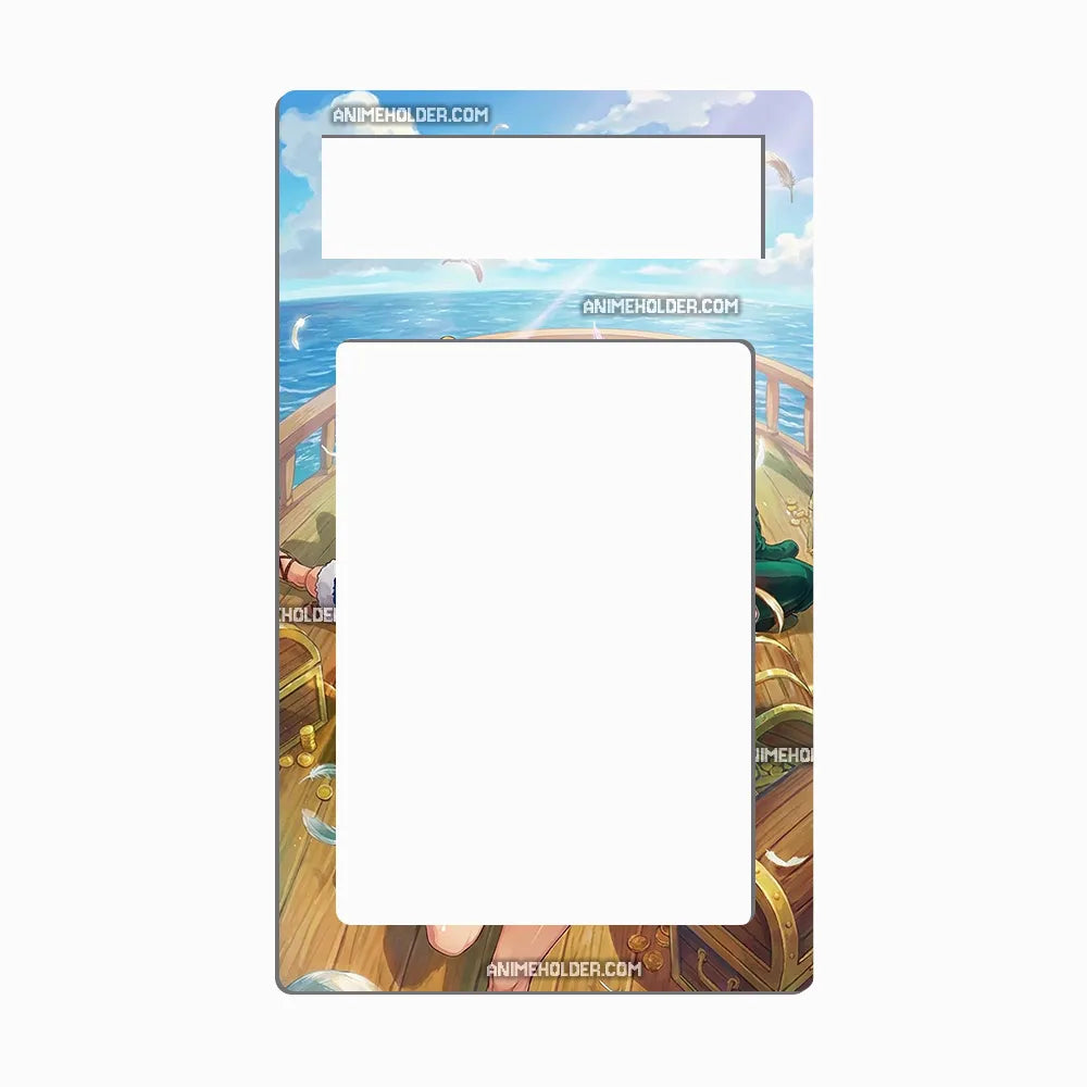 Nami OP09-050 Championship One Piece Cards Extended Art Display Cases - PSA Metal Art Only - Front View