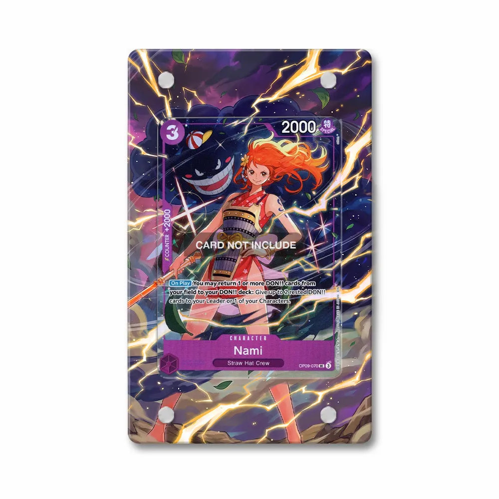 Nami OP09-070 OP01 Extended Art Display Cases - PSA Slab Case - Front View
