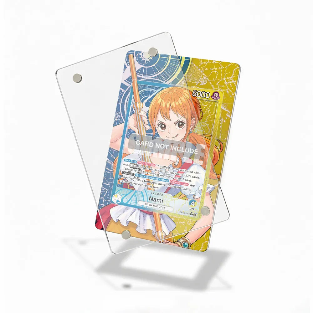 Nami OP11-041 Special Extended Art Display Cases - Magnetic Case - Detail View