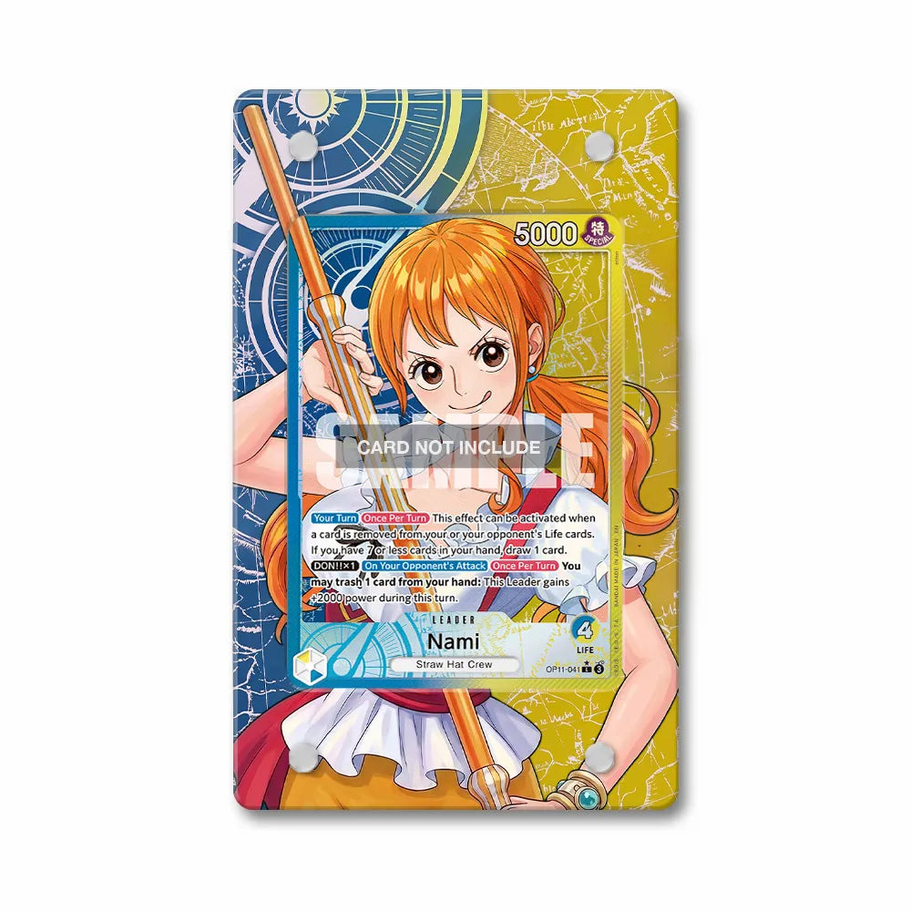 Nami OP11-041 Special Extended Art Display Cases - PSA Slab Case - Front View