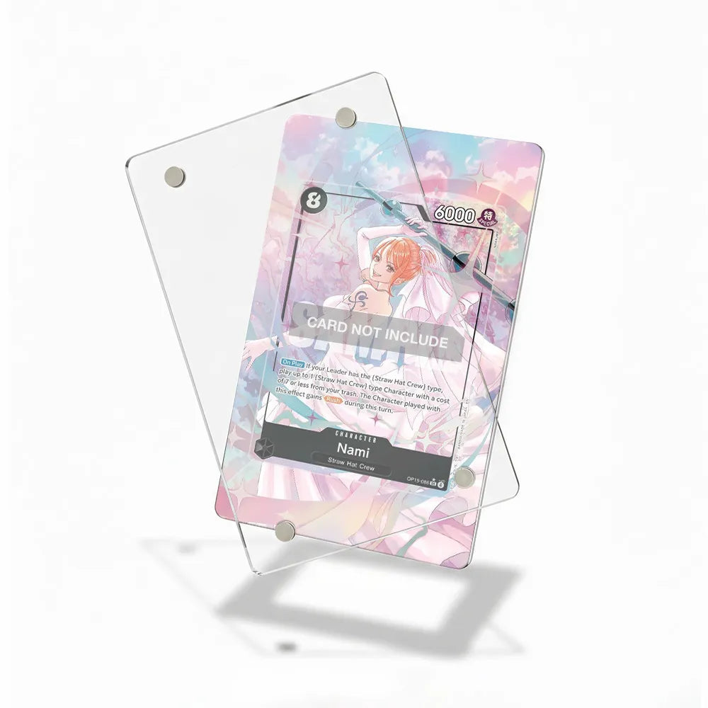 Nami OP15-086 One Piece One Piece Cards Custom Art Display Cases - Magnetic Case - Detail View