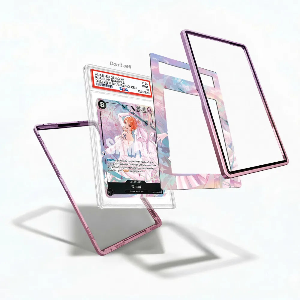 Nami OP15-086 One Piece One Piece Cards Custom Art Display Cases - PSA Slab Case - Detail View