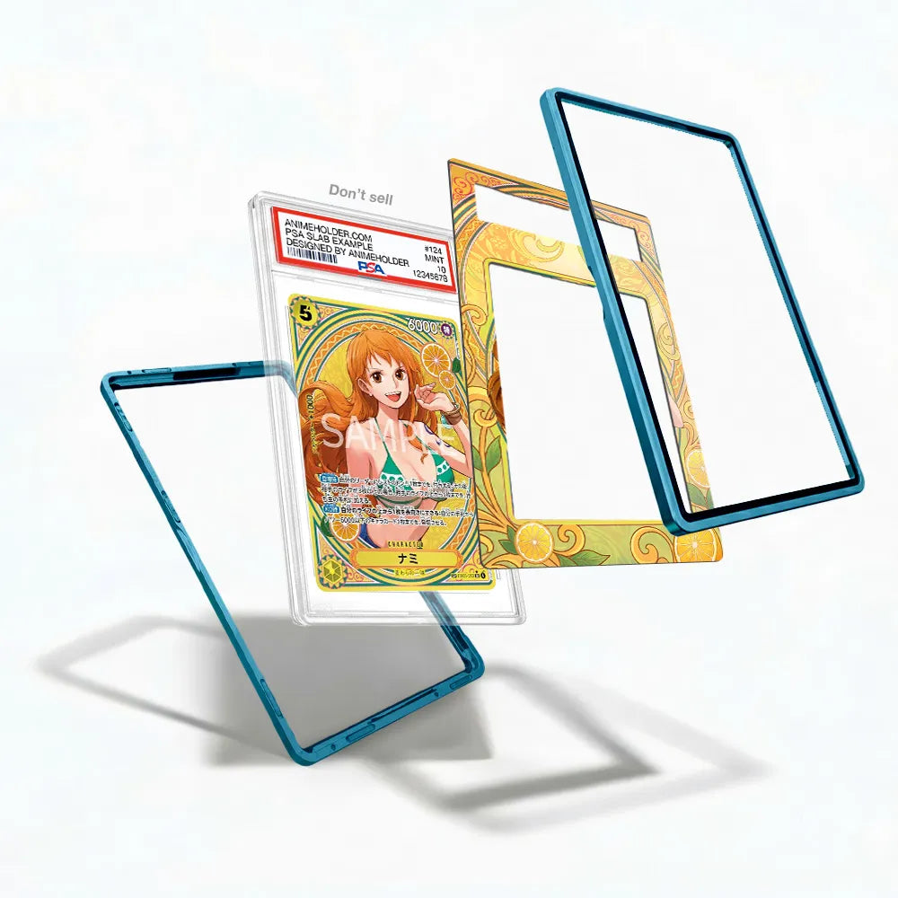 Nami SP EB03-053 EB03 One Piece Cards Custom Art Display Cases - PSA Slab Case - Detail View