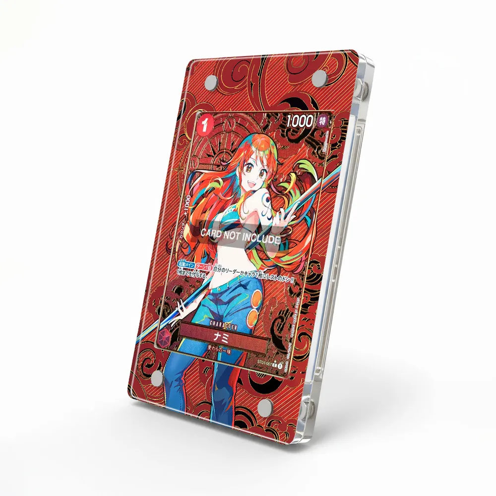 Nami ST01-007 C Straw Hat Crew Extended Art Display Cases - Magnetic Case - Side View