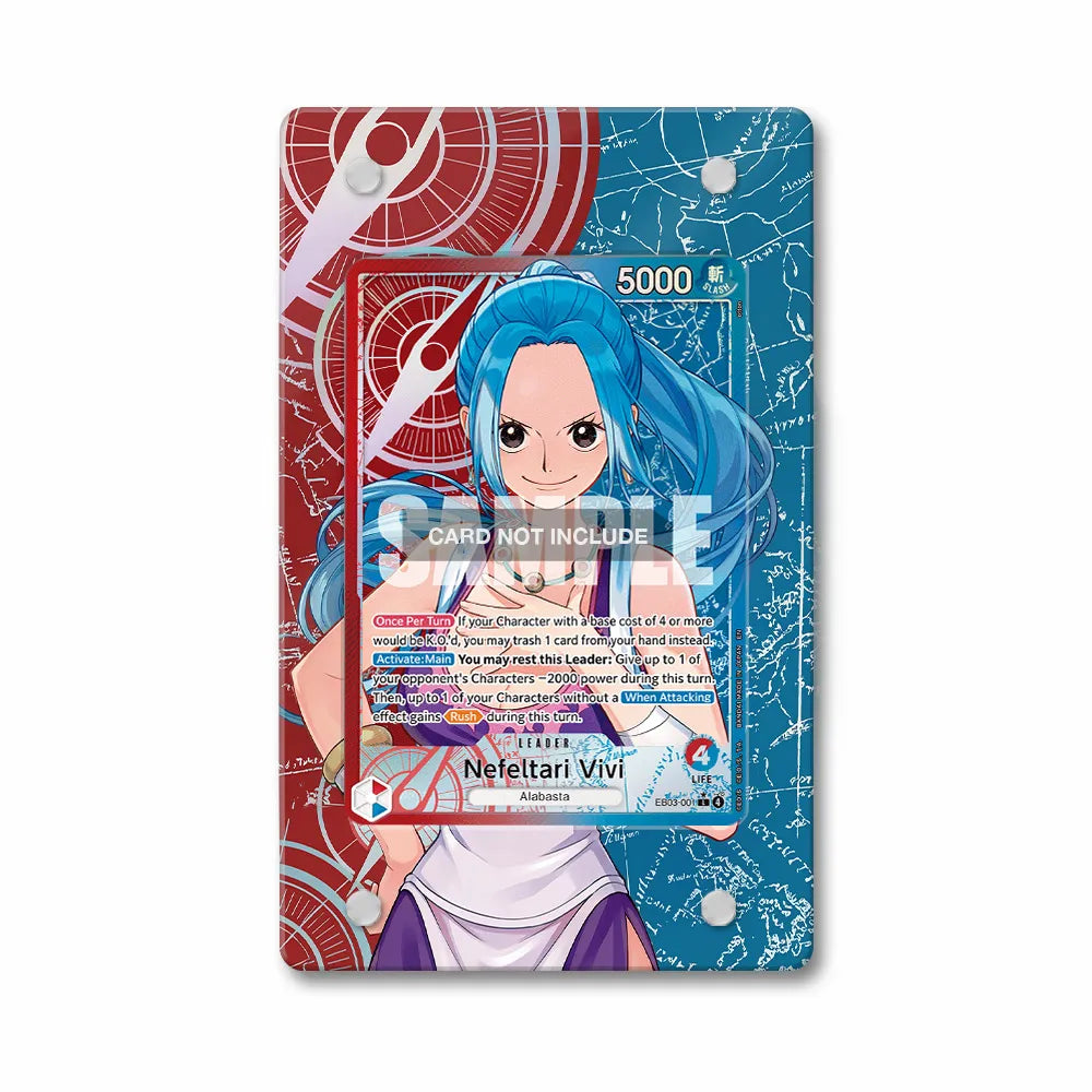 Nefeltari Vivi EB03-001 Leader Alt Art EB03 Extended Art Display Cases - PSA Graded Guard Case - Front View