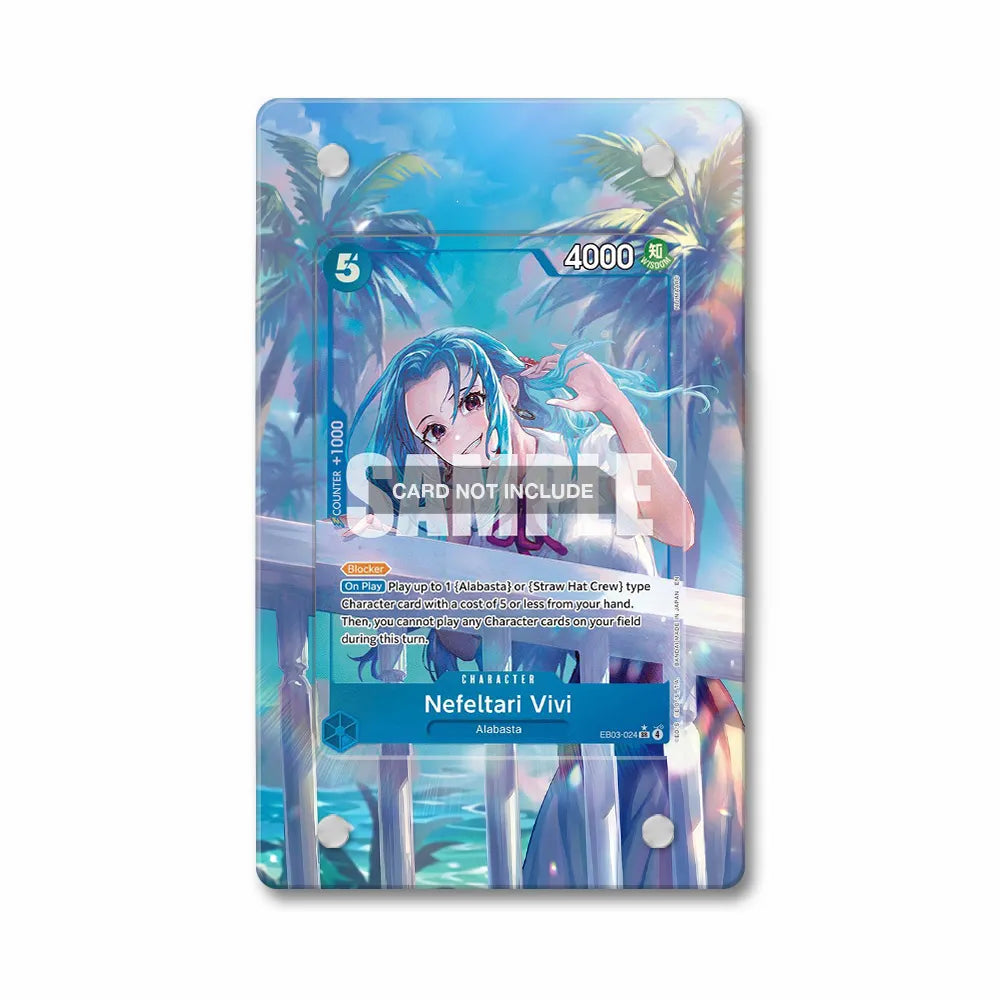 Nefeltari Vivi EB03-024 Alabasta Extended Art Display Cases - Magnetic Case - Front View
