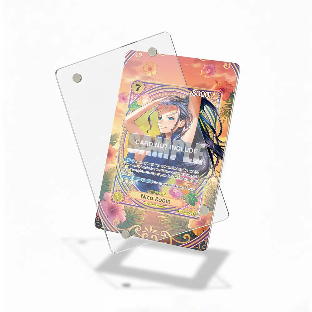 Nico Robin EB03-055 SP Special Rare EB03-Heroines Edition Extended Art Display Cases - Magnetic Case - Detail View