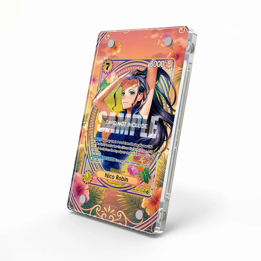 Nico Robin EB03-055 SP Special Rare EB03-Heroines Edition Extended Art Display Cases - Magnetic Case - Side View