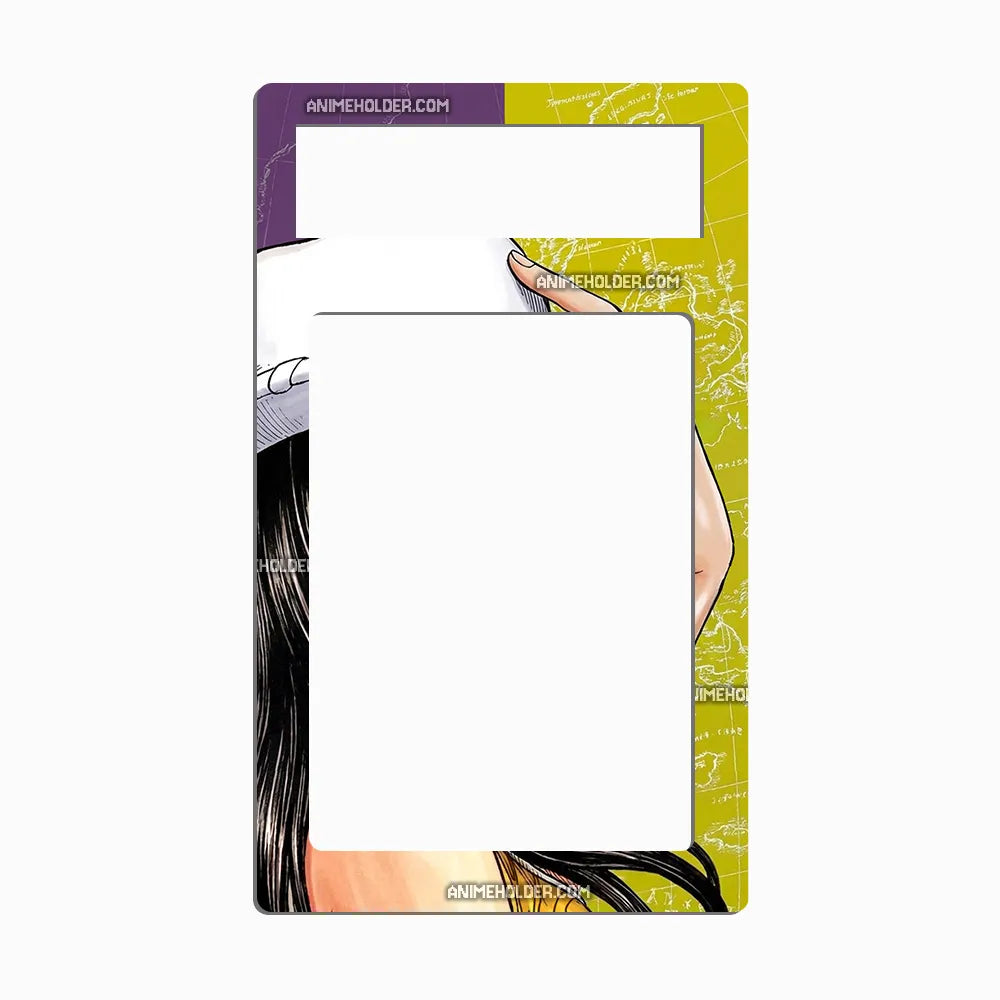 Nico Robin OP09-062 Romance Dawn One Piece Cards Custom Art Display Cases - PSA Metal Art Only - Front View