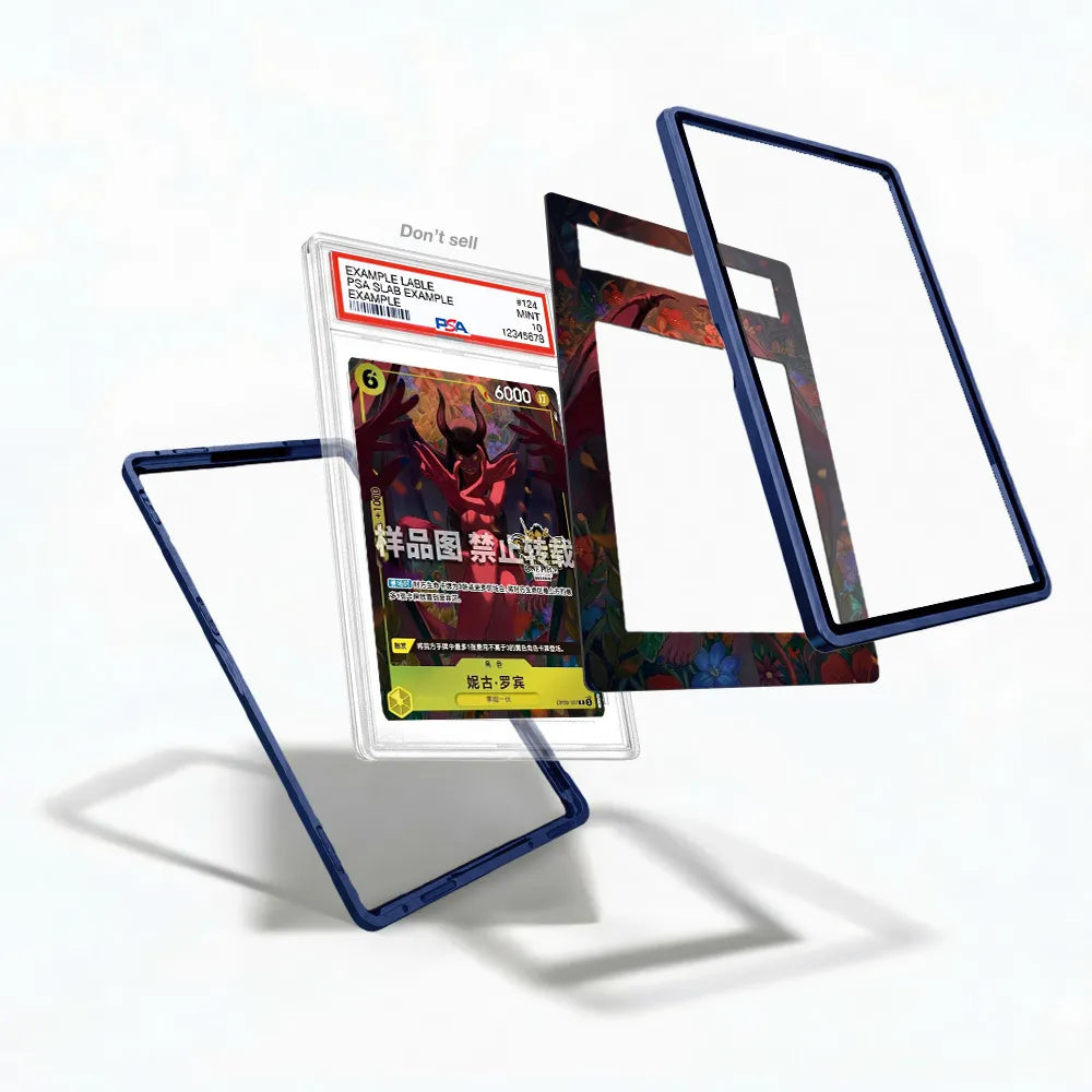 Nico Robin OP09-107 R The New Emperor Extended Art Display Cases - PSA Slab Case - Detail View