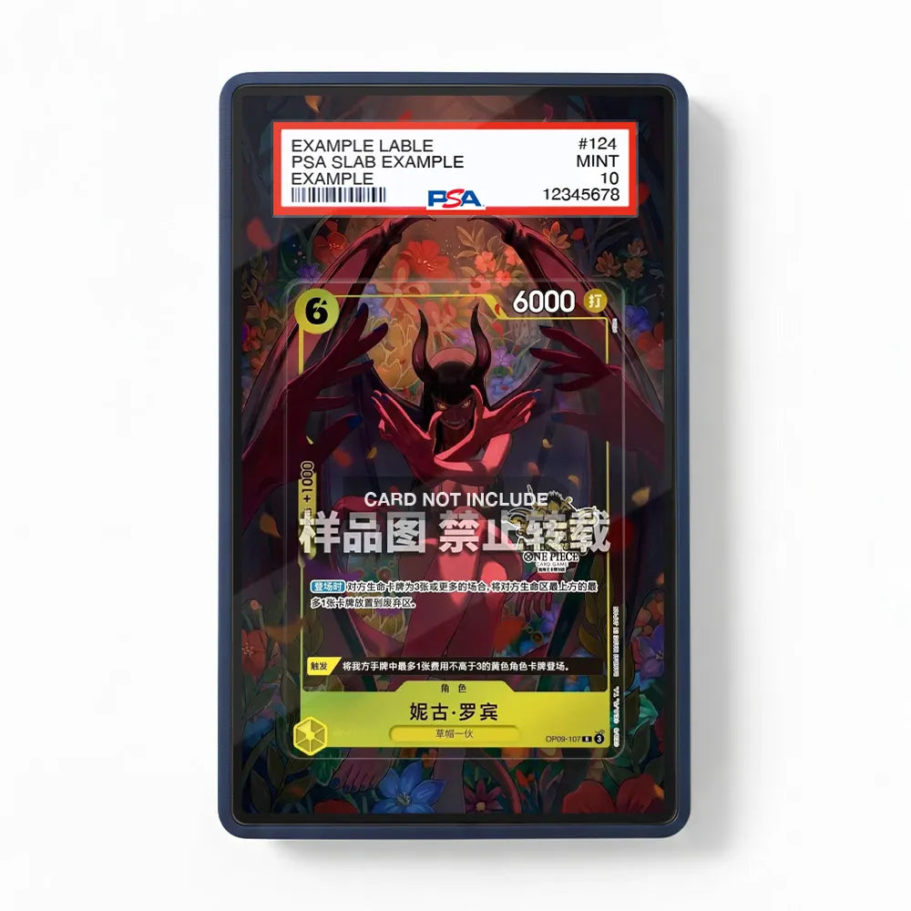Nico Robin OP09-107 R The New Emperor Extended Art Display Cases - PSA Slab Case - Front View