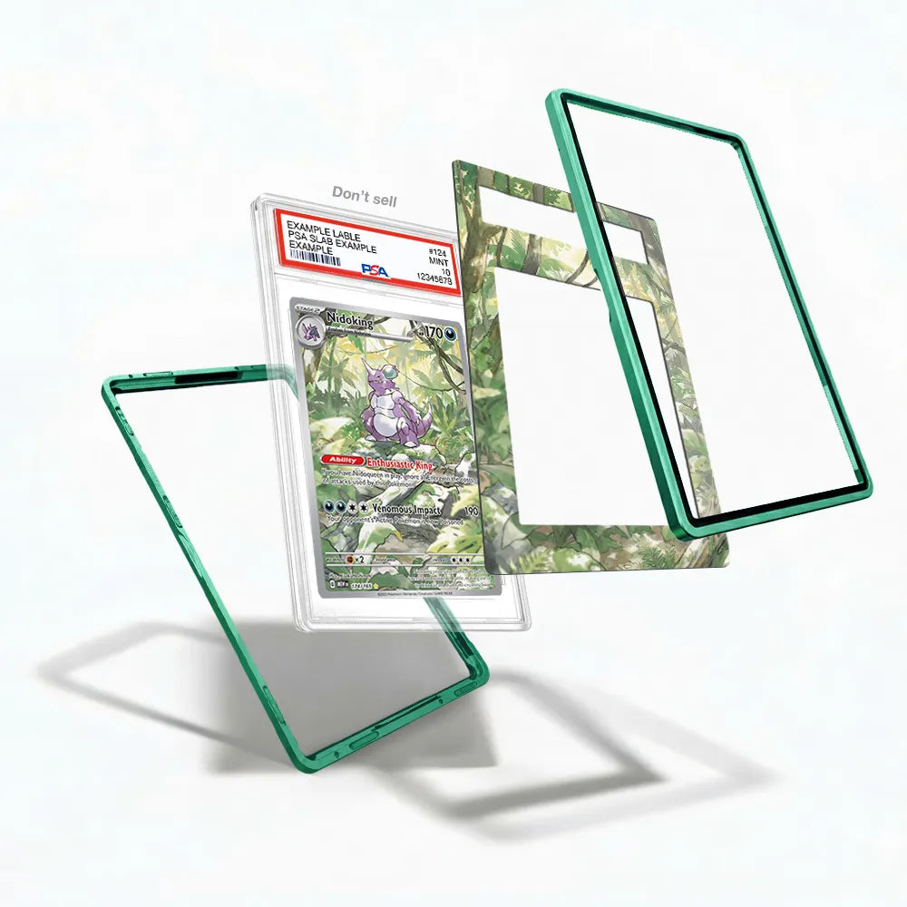 Nidoking 174-165 IR AR Pokemon 151 Extended Art Display Cases - PSA Slab Case - Detail View