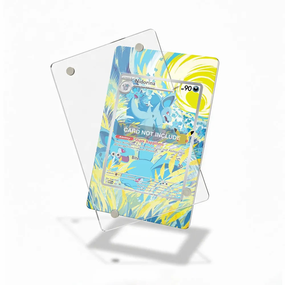 Nidoria 101 Promo MEP 30th Anniversary Extended Art Display Cases - Magnetic Case - Detail View