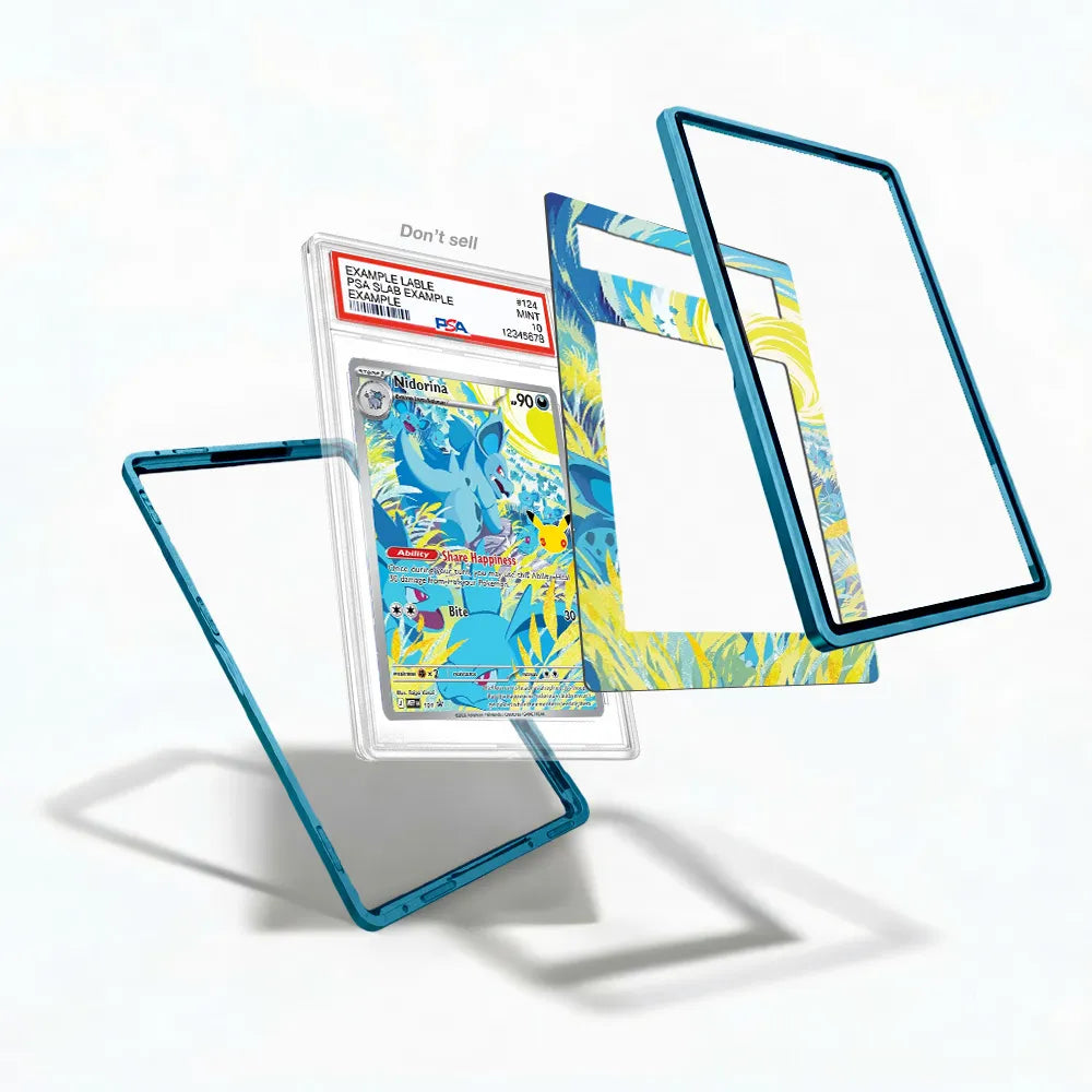 Nidoria 101 Promo MEP 30th Anniversary Extended Art Display Cases - PSA Slab Case - Detail View