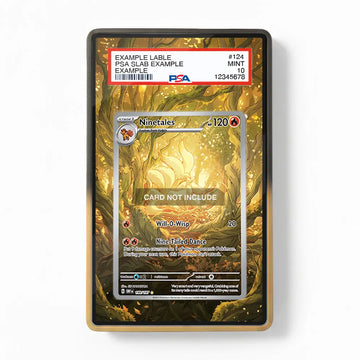 Ninetales 199-197 IR AR Obsidian Flames Extended Art Display Cases - PSA Slab Case - Front View