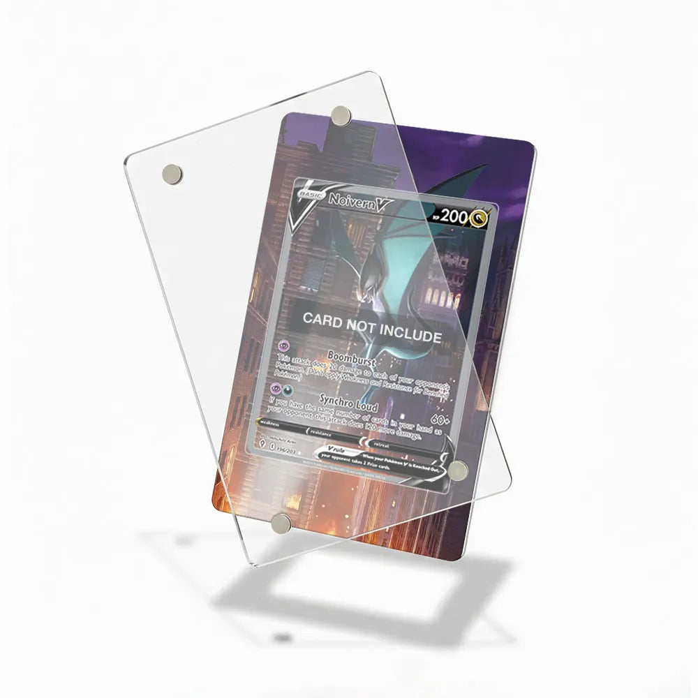 Noivern V SIR SAR Evolving Skies Alternate Art Extended Art Display Cases - Magnetic Case - Detail View