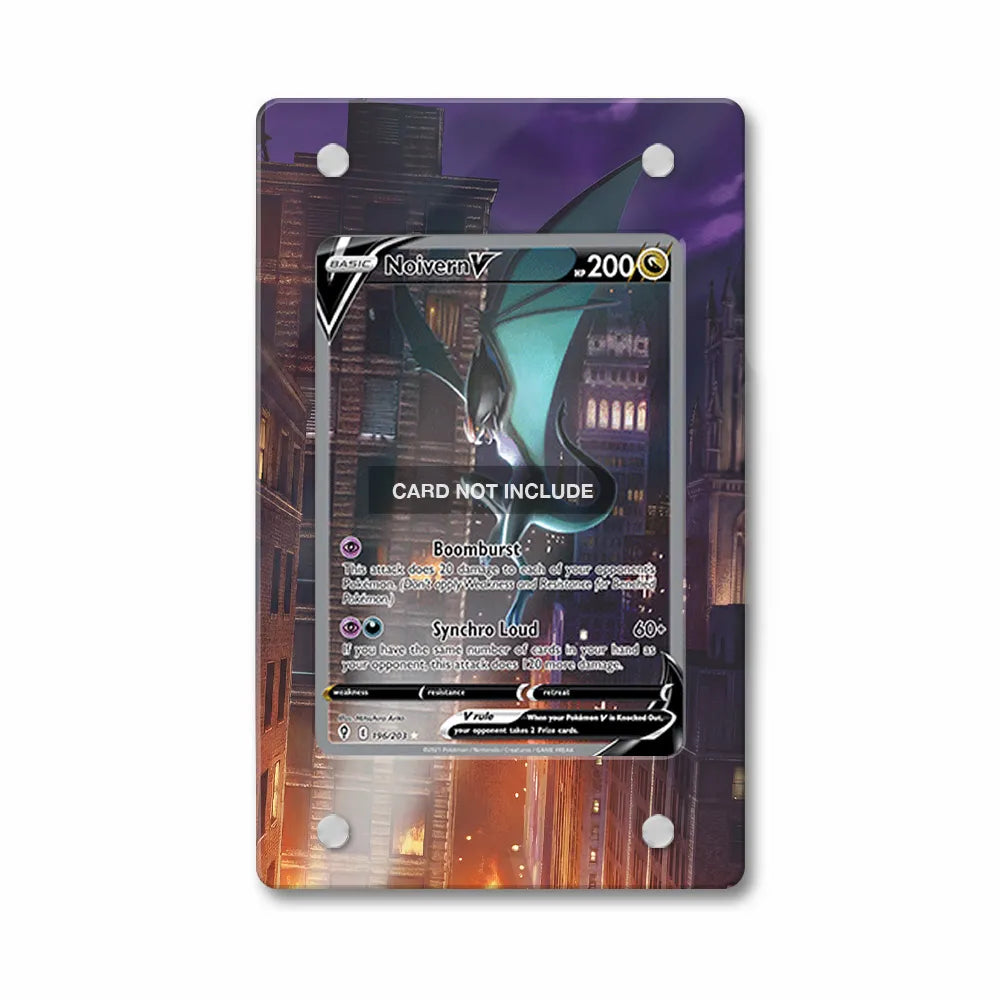 Noivern V SIR SAR Evolving Skies Alternate Art Extended Art Display Cases - Magnetic Case - Front View