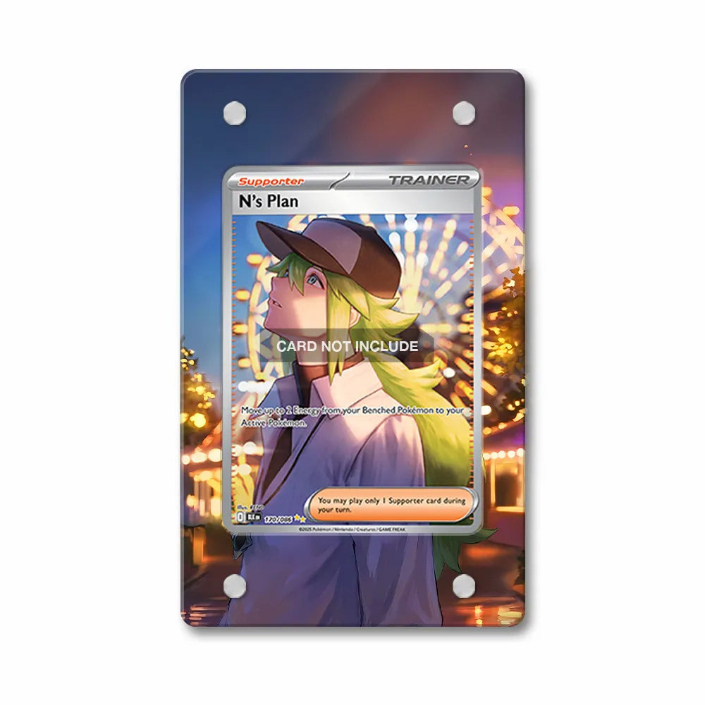 N's Plan 170-086 SIR SAR Black Bolt Extended Art Display Cases - Magnetic Case - Front View