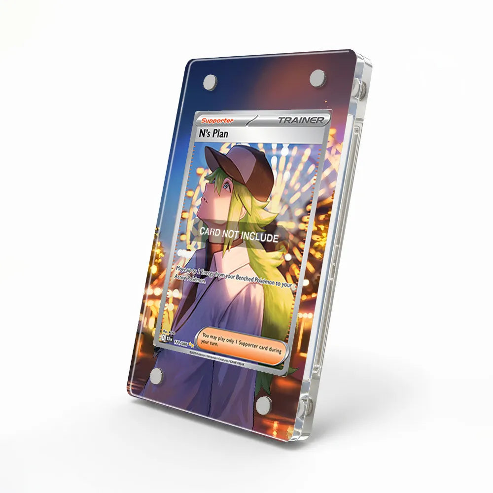 N's Plan 170-086 SIR SAR Black Bolt Extended Art Display Cases - Magnetic Case - Side View