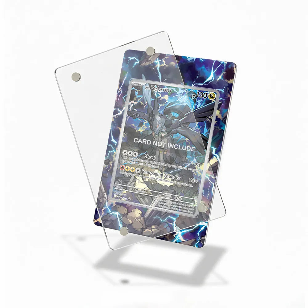 N's Zekrom MEP 031 Promo Extended Art Display Cases - Magnetic Case - Detail View