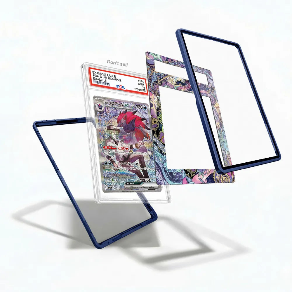 N's Zoroark EX SIR SAR Ascended Heroes Extended Art Display Cases - PSA Graded Guard Case - Detail View