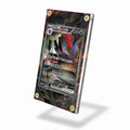 N's Zoroark ex 185-159 SIR SAR Journey Together Extended Art Display Cases - Screws Case - Side View
