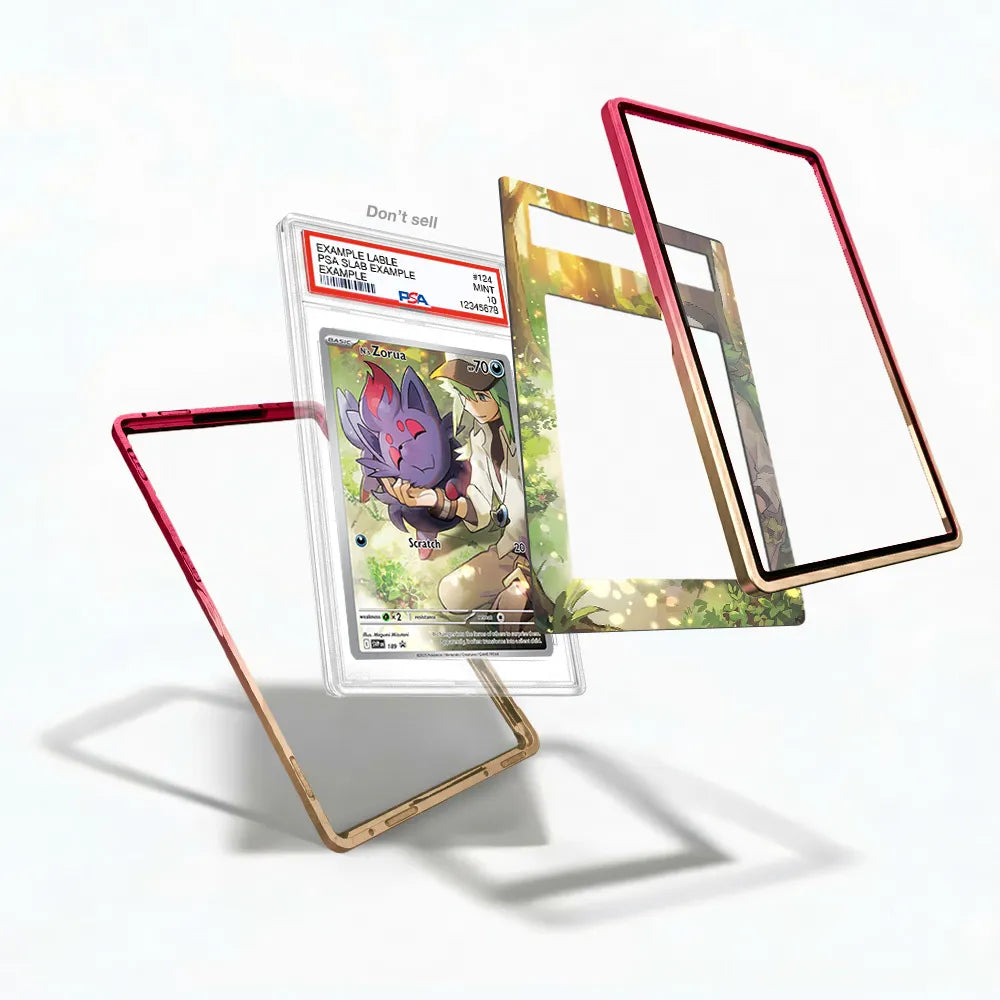 N's Zorua SVP 189 Promo Extended Art Display Cases - PSA Slab Case - Detail View