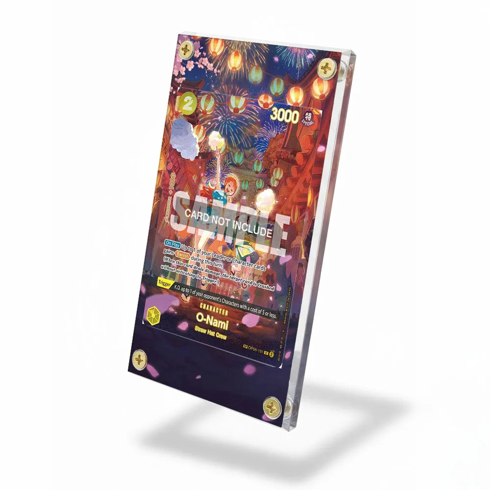 O-Nami OP06-101 Special Extended Art Display Cases - Screws Case - Side View