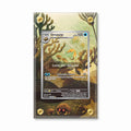 Omanyte 180-165 IR AR Pokemon 151 Extended Art Display Cases - Screws Case - Front View