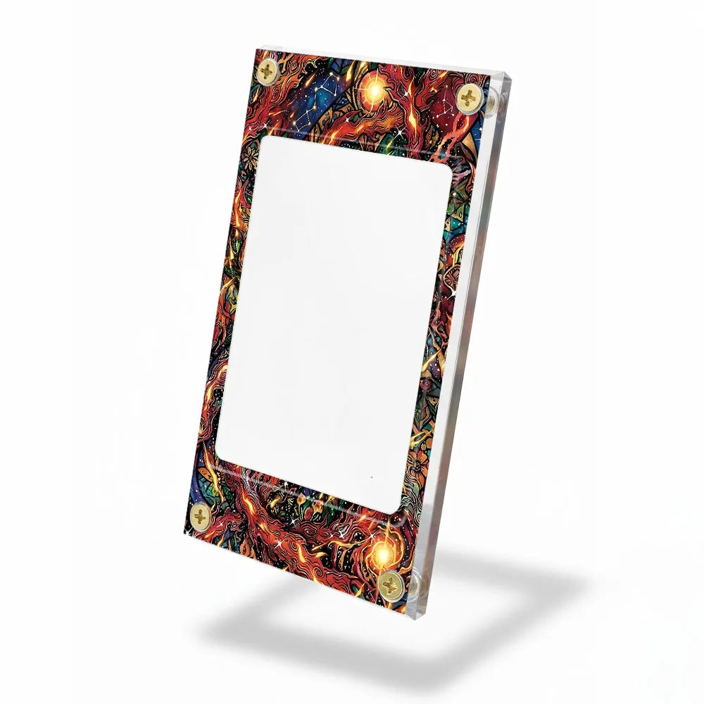 Oricorio ex MEP 024 Black Star Promo Extended Art Display Card Case Extended Art Display Cases - Screws Case - Side View