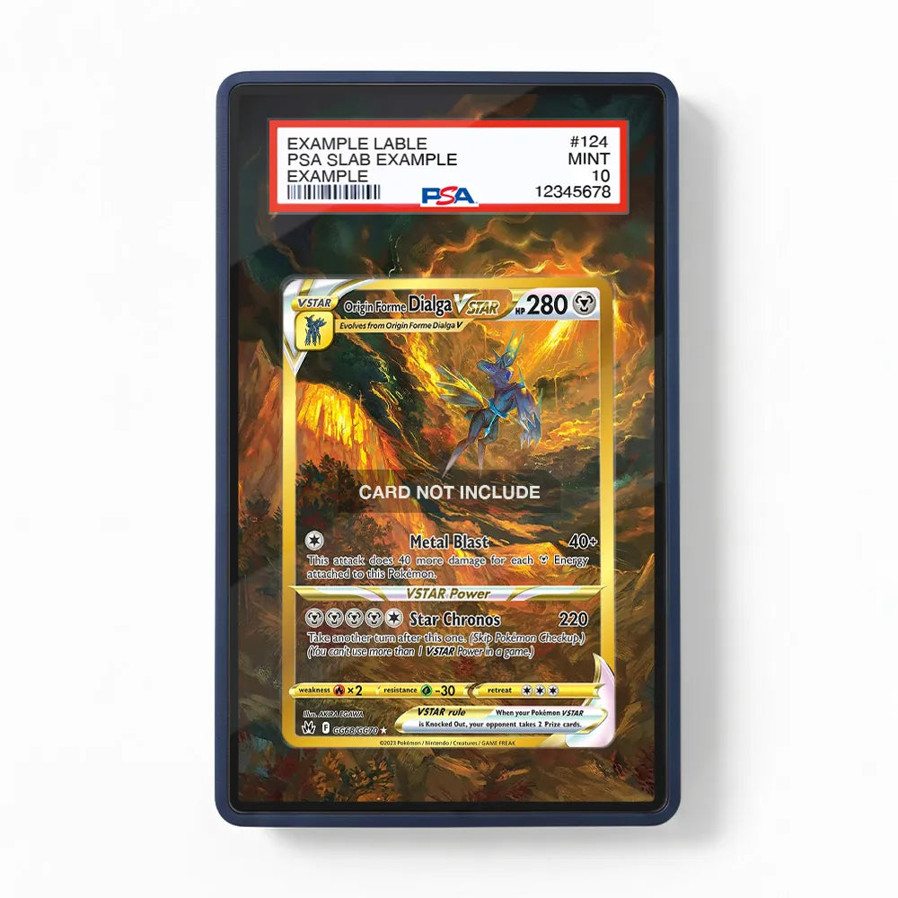 Origin Forme Dialga VSTAR GG68-GG70 VSTAR Battle Pass Extended Art Display Cases - PSA Slab Case - Front View