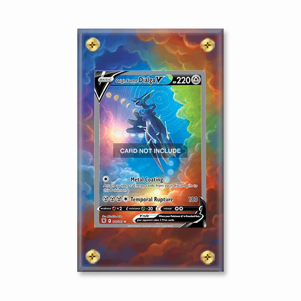 Origin Forme Dialga V 177-189 SIR SAR Astral Radiance Alternate Art Extended Art Display Cases - Screws Case - Front View