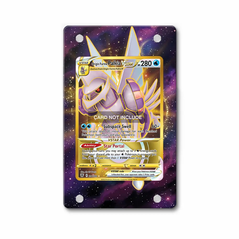 Origin Forme Palkia VSTAR 208-189 Astral Radiance Pokemon Cards Custom Art Display Cases - Magnetic Case - Front View
