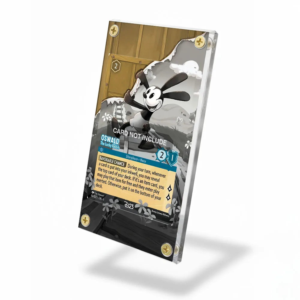 Oswald The Lucky Rabbit 06-D23 - EN - 6 D23 Extended Art Display Cases - Screws Case - Side View